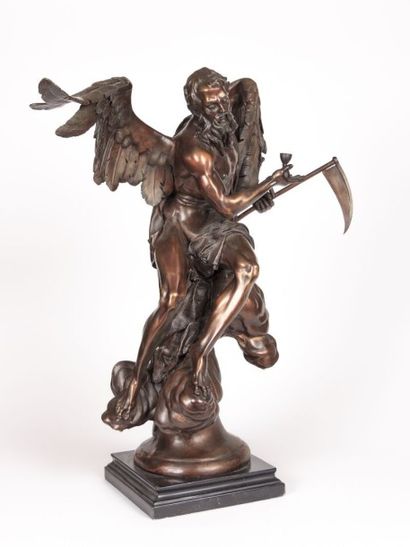 null GUENTHER Ignace (1725-1775), d'après

Cronos

Bronze à patine brune

Contre...