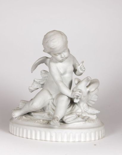 null LEBROC Jean Baptiste (1825-1870)

Cupidon à la colombe

Biscuit 

Signé sur...
