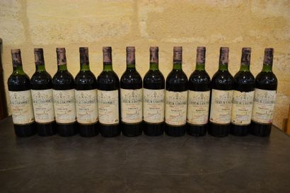 null 12 Blles : CH. LASCOMBES Margaux GCC 1982

Et. un peu fanées, tachées (2 légèrement...