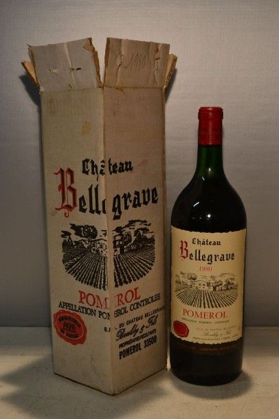 null 1 Mag	CH. BELLEGRAVE	Pomerol	1980

	Et. impeccable. N : bas goulot. Carton ...