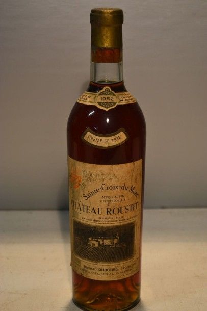 null 1 Blle	CH. ROUSTIT	Ste Croix du Mont	1952

	Crème de Tête. Et. un peu fanée...