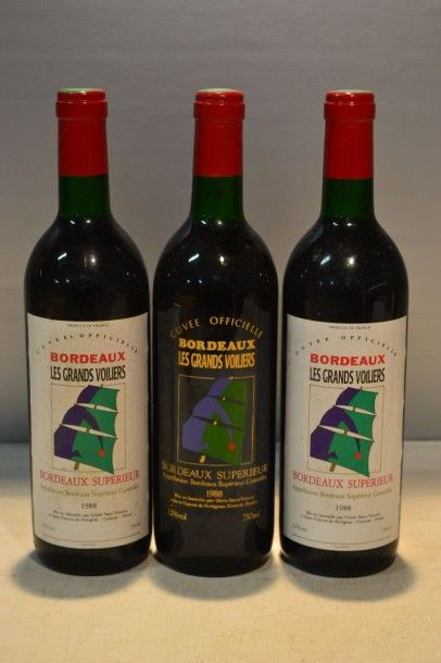 null 3 Blles	Bordeaux Supérieur "Les Grands Voiliers" mise nég.		1988

	Et. à peine...