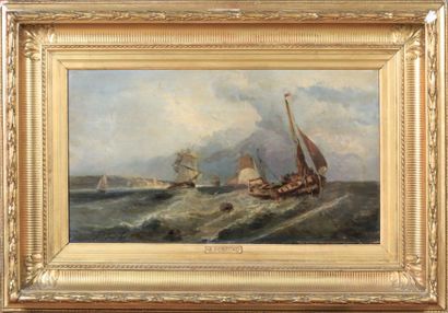 null FONECHE André (XIXème - XXème siècle)

Pêcheurs dans la tempête

Huile sur toile

Signée...