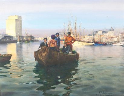 null AUGIZEAU Gabriel (1894-1963)

Sortie en mer au port Olona

Huile sur toile

Signée...