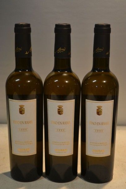 null 3 x 0,50 cl	FINO " EN RAMA " Montilla Moriles mise Alvear ( Espagne )		2006	

	15°....