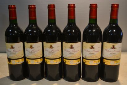 null 6 Blles	CH. RICAUDET 	Médoc CB	2002

	Médaille d'Or à Paris. Et.: 5 impeccables,...