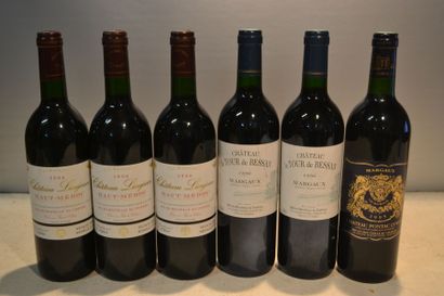 null Lot de 6 blles comprenant :		

3 Blles	CH. LIEUJEAN	Haut Médoc CB	1996

2 Blles	CH....