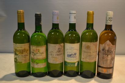 null Lot de 6 blles de vins blancs comprenant :		

1 Blle	CH. MARJOSSE	Entre Deux...