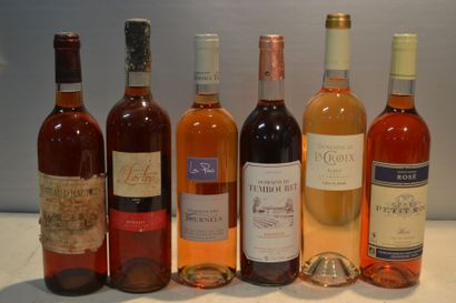 null Lot de 6 blles de vins rosés comprenant :		

1 Blle	DOMAINE DE LA CROIX	Provence...