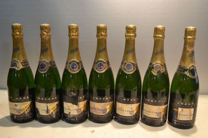 null 7 Blles	Champagne DUVAL-LEROY Brut			70/80

	Cuvée de l'an 2000.			

	Et. usées...