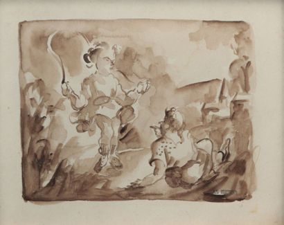 null THOMAS Jean-François (1894-1939)

Le saut à la corde

Aquarelle sur papier

Cachet...