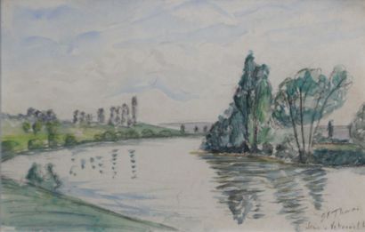 null THOMAS Jean-François (1894-1939)

Seine à Vétreuil

Deux aquarelles et crayons...