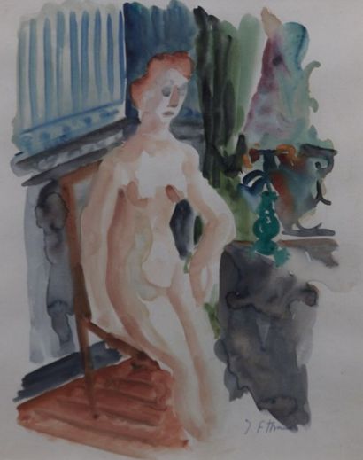 null THOMAS Jean-François (1894-1939)

Nue assis au bord du balcon

Aquarelle sur...