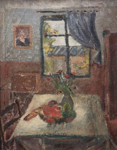 null THOMAS Jean-François (1894-1939)

Scène d'intérieur au bouquet et à la corbeille

Huile...