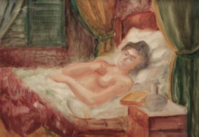 null THOMAS Jean-François (1894-1939)

La sieste

Huile sur toile marouflée sur carton

Signée...