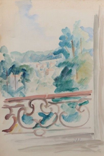 null THOMAS Jean-François (1894-1939)

Vue depuis le balcon

Aquarelle sur papier

Monogrammée...