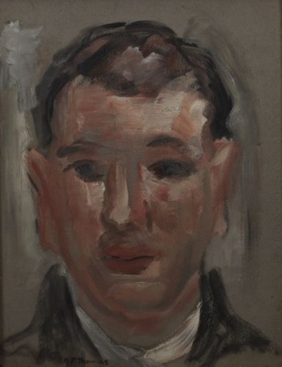 null THOMAS Jean-François (1894-1939)

Portrait d'homme

Huile sur carton

Signée...