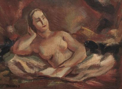null THOMAS Jean-François (1894-1939)

Lecture du soir

Huile sur toile

Signée en...