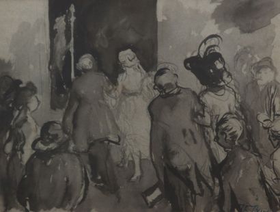 null THOMAS Jean-François (1894-1939)

La marche vers l'autel

Encre sur papier

Signée...