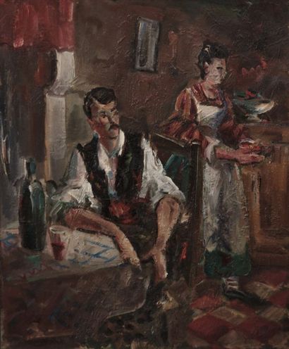 null THOMAS Jean-François (1894-1939)

Le repas

Huile sur toile

Signée en bas à...