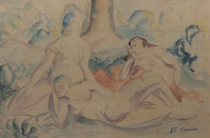 null THOMAS Jean-François (1894-1939)

Femmes allongées dans la forêt (projet aux...