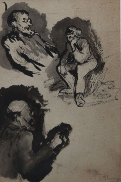null THOMAS Jean-François (1894-1939)

Etude de personnages

Encre sur papier

Signée...
