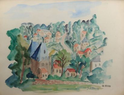 null THOMAS Jean-François (1894-1939)

Vue de village

Aquarelle sur papier

Signée...