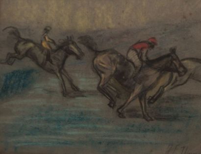 null THOMAS Jean-François (1894-1939)

La course de haies

Pastel sur papier

Signé...
