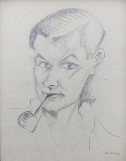 null THOMAS Jean-François (1894-1939)

Autoportrait 

Crayon sur papier

Cachet d'atelier...