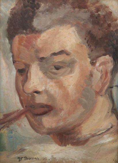 null THOMAS Jean-François (1894-1939)

Autoportrait

Huile sur carton

Signée en...