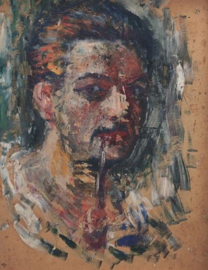 null THOMAS Jean-François (1894-1939)

Autoportrait à la pipe - Femme rousse se recoiffant

Huiles...