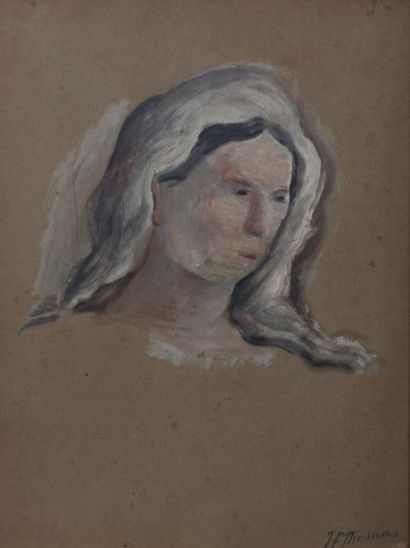 null THOMAS Jean-François (1894-1939)

Portrait de femme

Huile sur carton

Signée...