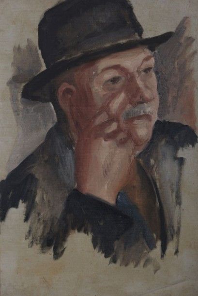 null THOMAS Jean-François (1894-1939)

Portrait d'homme au chapeau

Huile sur toile...