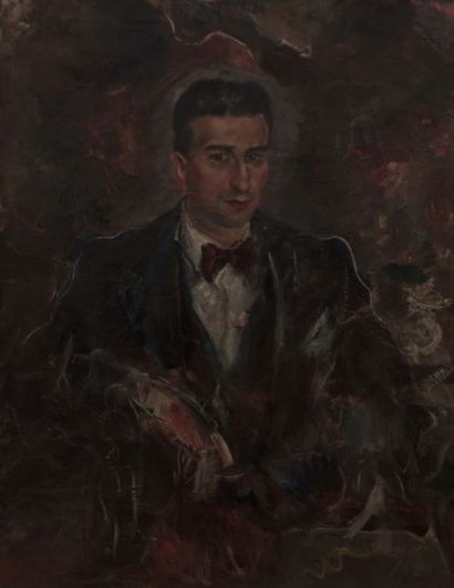 null THOMAS Jean-François (1894-1939)

Portrait d'homme au noeud papillon

Huile...