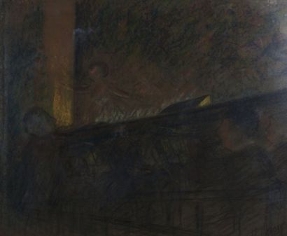 null THOMAS Jean-François (1894-1939)

Lumière au dessus de la fosse

Pastel sur...