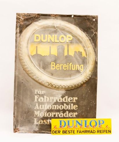 null Plaque imprimée marquée "Dunlop Bereifung"

(perforations, usures, manques,...