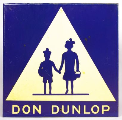 null Plaque émaillée de forme carrée marquée "Don Dunlop"

(petites accidents et...