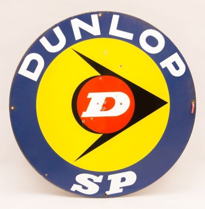 null Plaque émaillée recto verso marquée "Dunlop SP"

(état d'usage, petits accidents...
