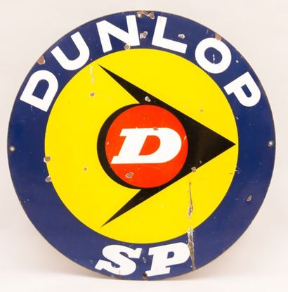 null Plaque émaillée de forme ronde marquée "Dunlop SP"

(état d'usage, accidents,...