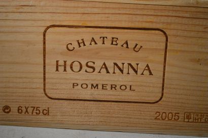 null 6 Blles	CH. HOSANNA	Pomerol	2005

	CBO NI.