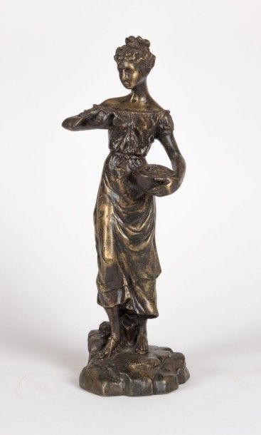 null Ecole française du XIXème siècle

Femme à l'oiseau

Bronze à patine médaille

Haut....