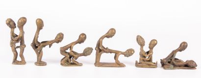 null AFRIQUE

Six figurines en bronze figurant des couples en plein ébats sexuels...