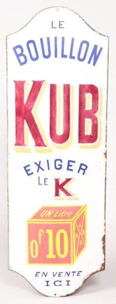 null BOUILLON KUB, exiger le K

Plaque émaillée en bandeau vertical

Japy frères

(sauts...