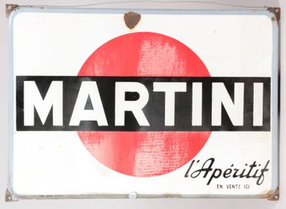 null MARTINI

Plaque émaillée

(tâches, oxydations et sauts)

48 x 68 cm