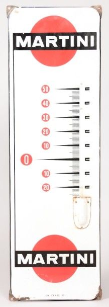 null MARTINI

Plaque émaillée à thermomètre (manquant)

(usures d'usages et petites...