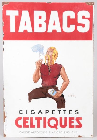 null Tabacs CELTIQUES et Tabacs BALTO

Plaque émaillée double face

Emaillerie Alsacienne...