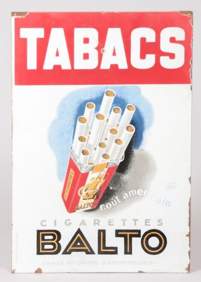 null Tabacs CELTIQUES et Tabacs BALTO

Plaque émaillée double face

Emaillerie Alsacienne...