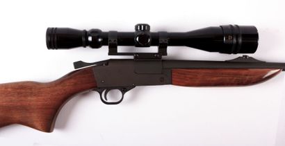 null carabine de chasse à un coup mono canon BRNO ARMS Made in Czech Republic, modèle...