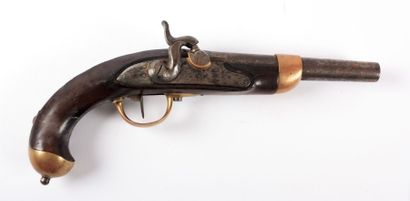 null Pistolet réglementaire modèle 1816, platine à corps plat marquée St Etienne...