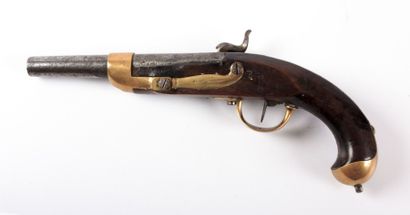null Pistolet réglementaire modèle 1816, platine à corps plat marquée St Etienne...